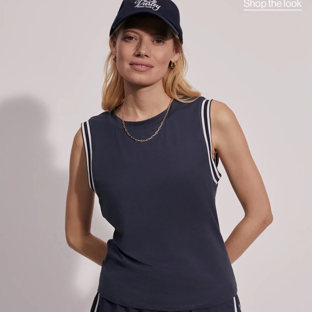 Varley Navy Tank Top